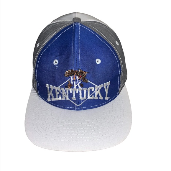 Vintage 90s UK University of Kentucky Wildcats The Game Snapback Hat - Picture 1 of 6